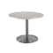 Holland Bar Stool Co 30" Tall OD214 Stainless Steel Table Base 22" Diameter 30" Diameter White Ash Top OD214-2230SSOD30RWA - alternate 1